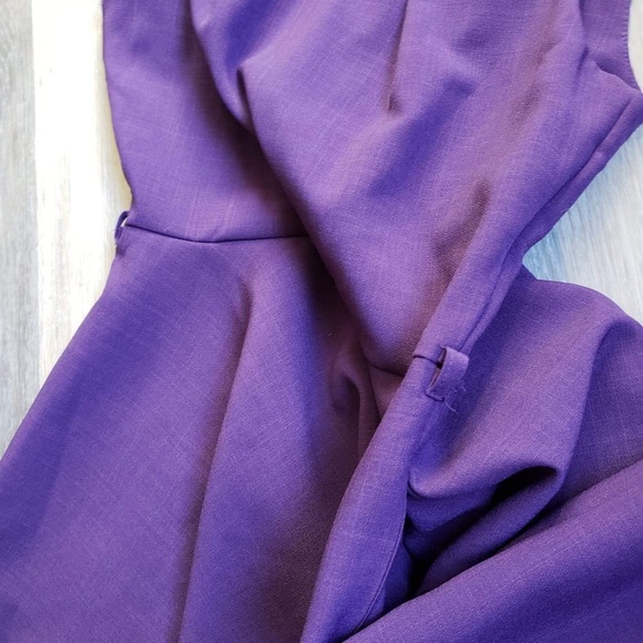 NWT WINE SKATER DRESS MADE IN LONDON - Picture 9 of 13